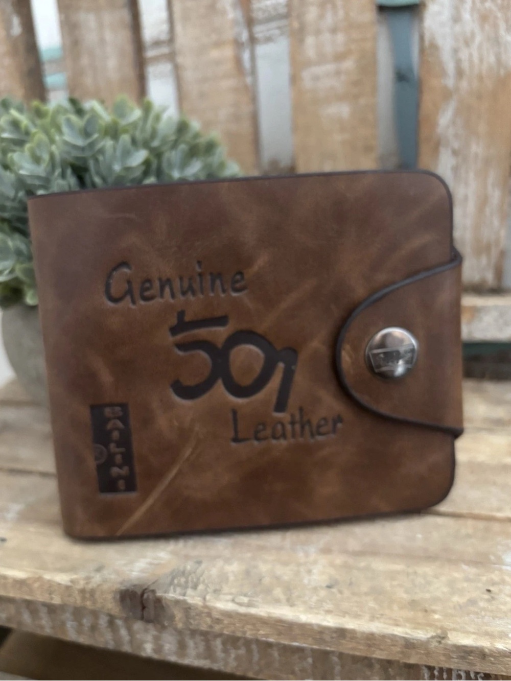 Mens Wallet Retro Clutch Leather 501/Hunter ID Card holder Bifold Billfold NEW